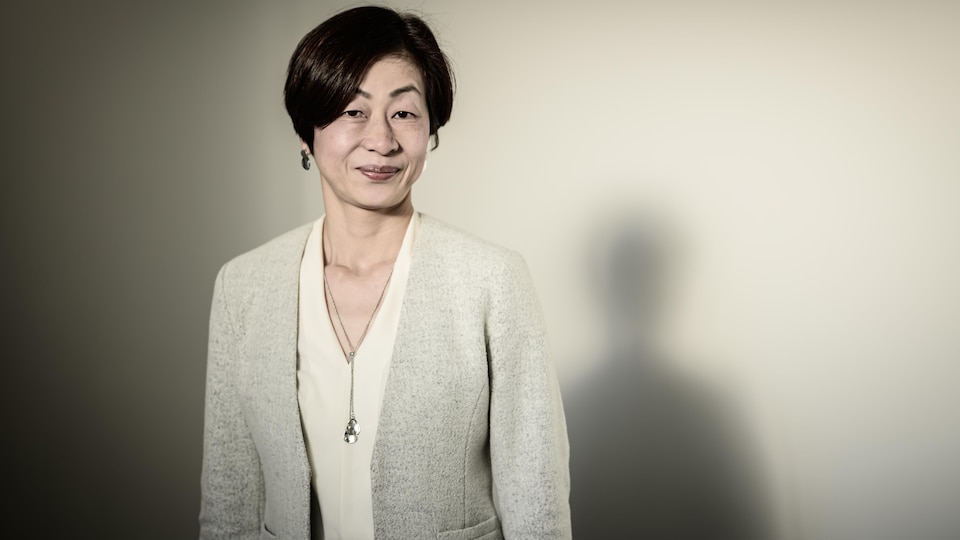 La médaillée de bronze en judo lors des Jeux olympiques Séoul en 1988, la Japonaise Kaori Yamaguchi.