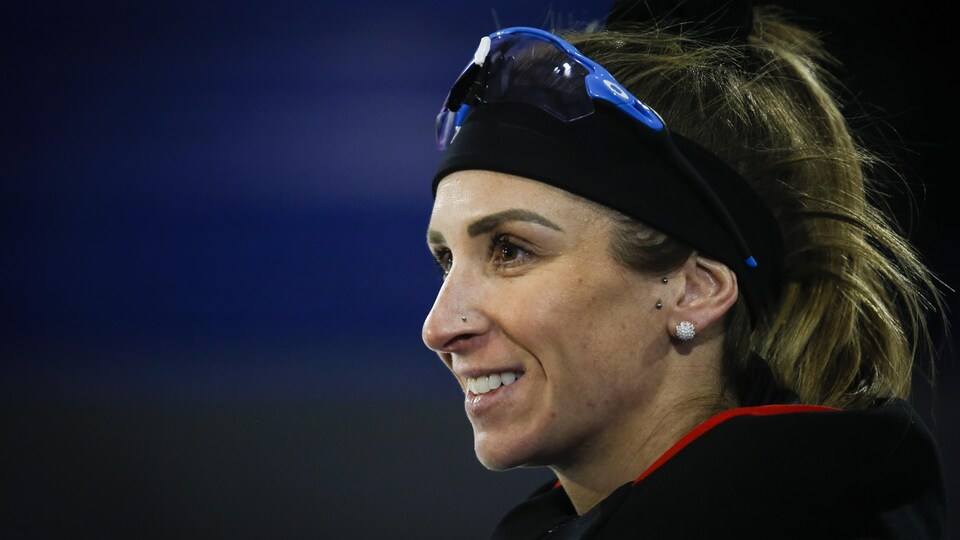 Portrait de la patineuse