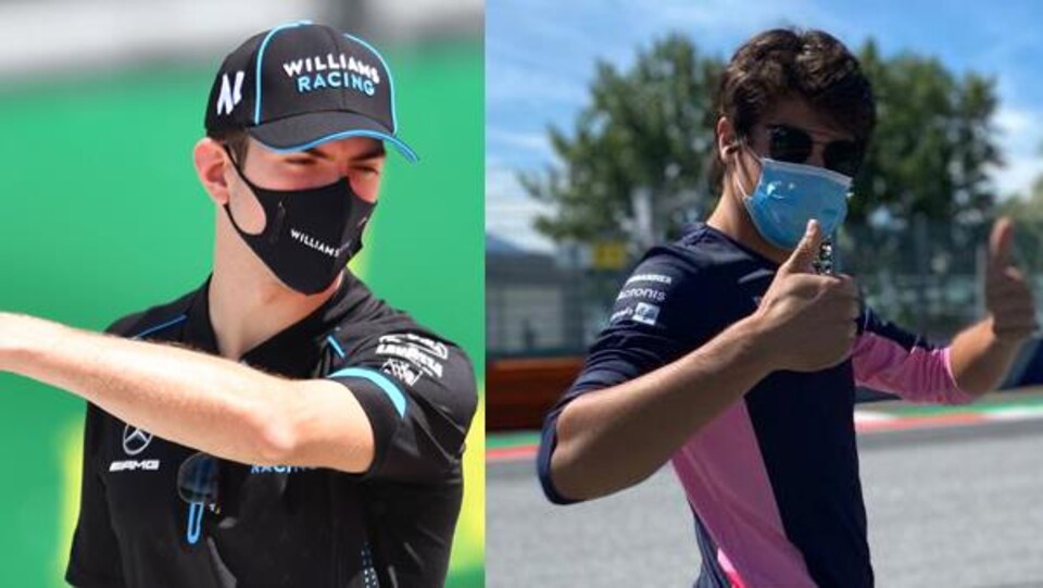 Nicholas Latifi et Lance Stroll