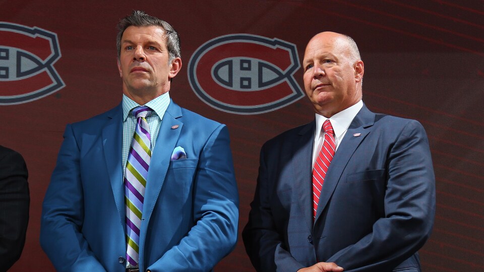 Marc Bergevin et Claude Julien.