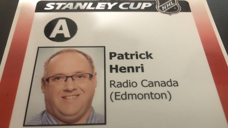 Photo de l'accréditation de Patrick Henri