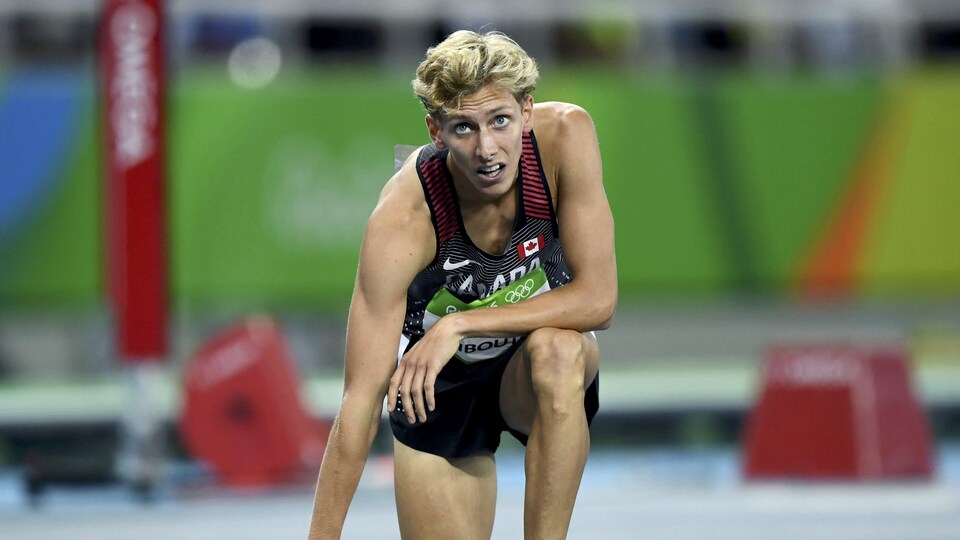 L'athlète canadien Charles Philibert-Thiboutot aux Jeux olympiques d'été de Rio