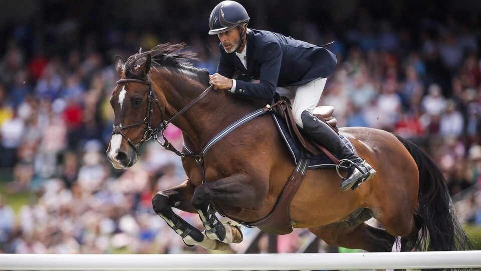 Richard Spooner et sa monture Cristallo