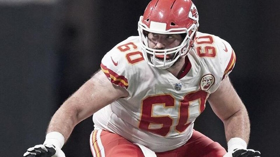 Ryan Hunter dans l'uniforme des Chiefs