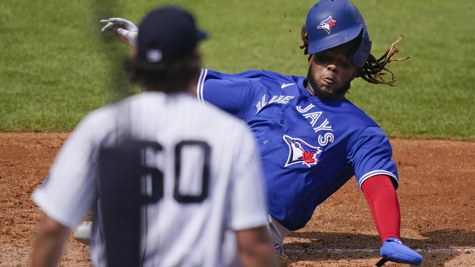 Un joueur de baseball