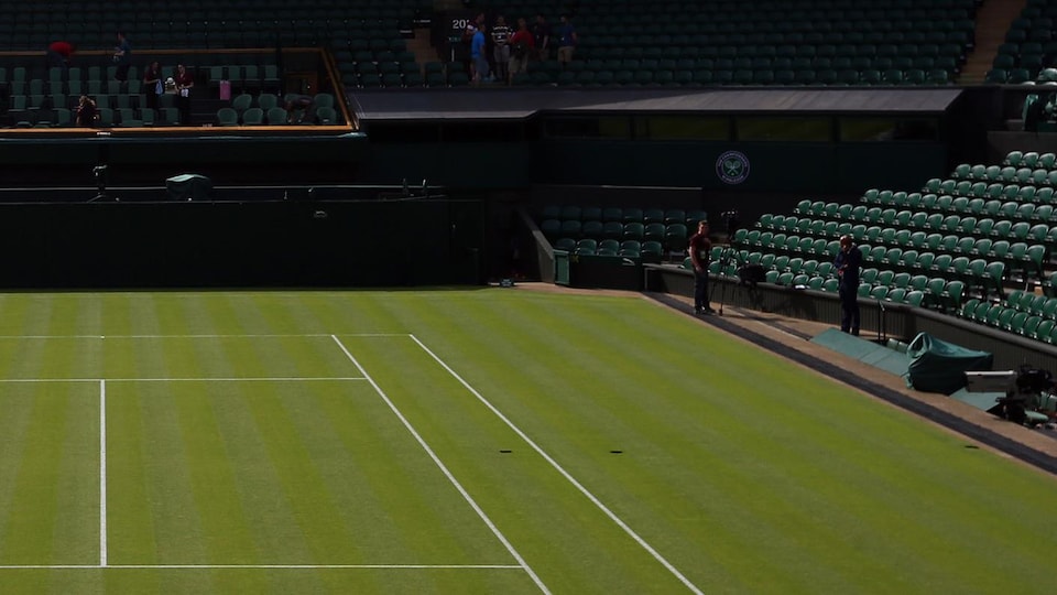 Le court central de Wimbledon