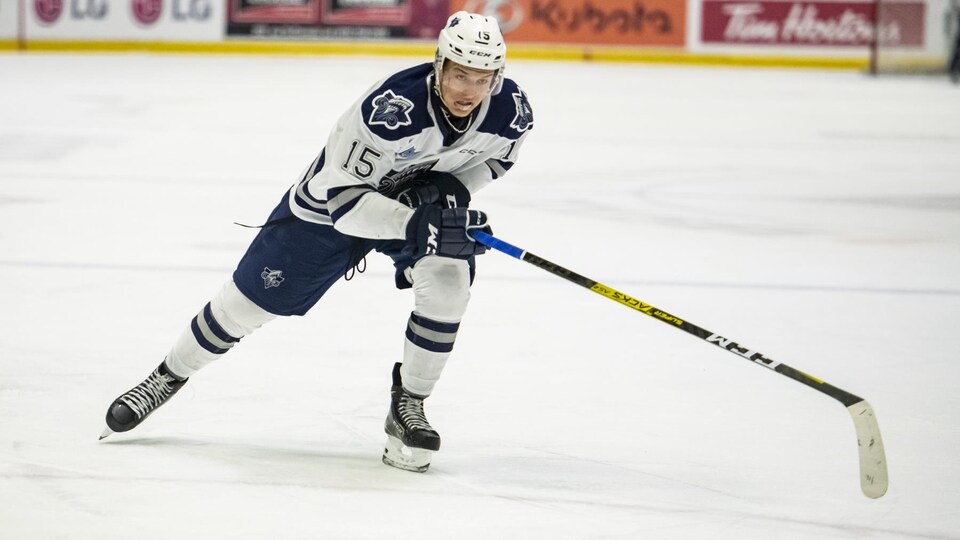 Zachary Bolduc, attaquant de l'Océanic de Rimouski