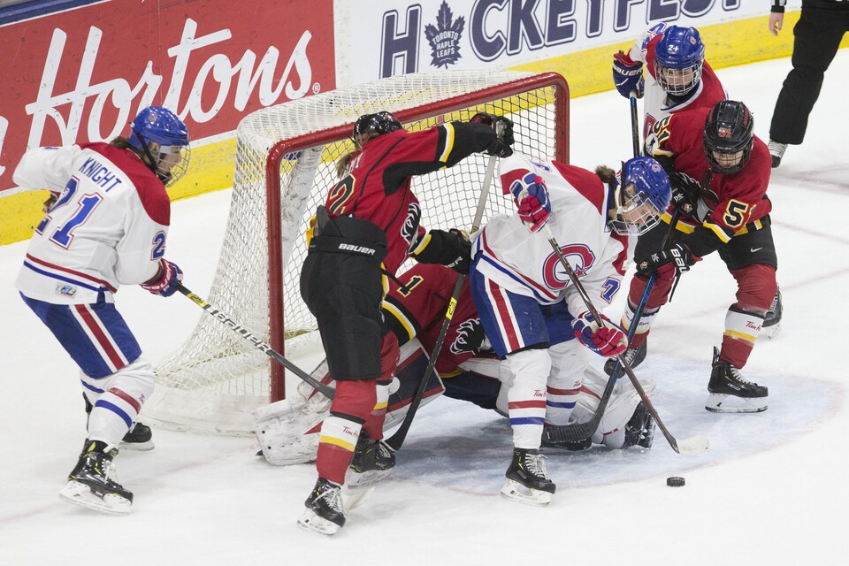 Les Canadiennes de Montréal à la Coupe Clarkson 2019 contre l'Inferno de Calgary