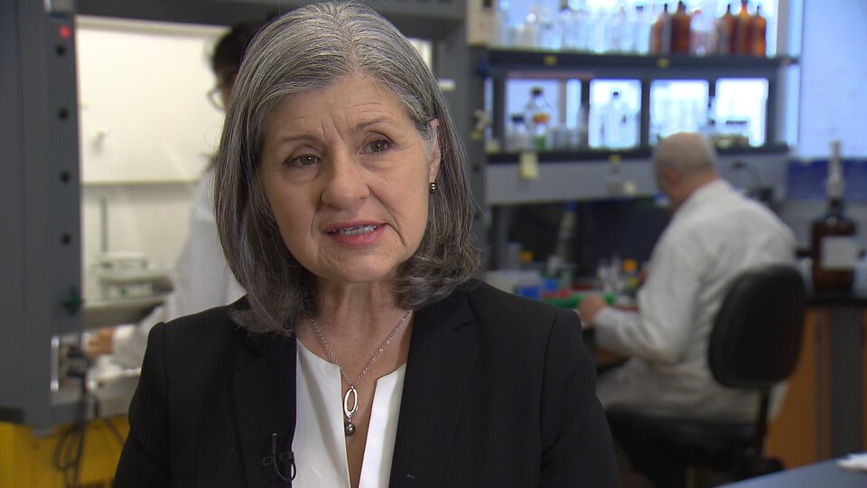 Christiane Ayotte, directrice du laboratoire de contrôle du dopage de l’Institut Armand Frappier de l'INRS