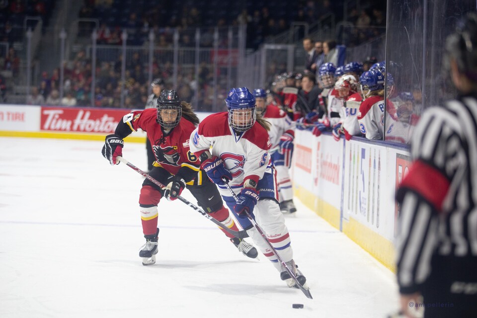 Lauriane Rougeau (no 5) et Rebecca Johnston (no 6)