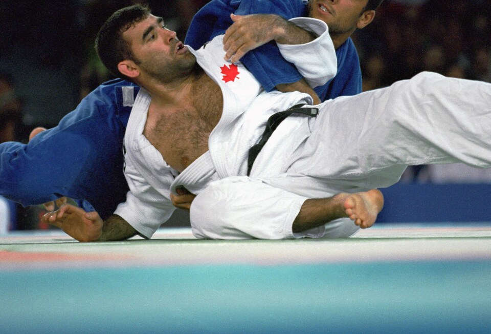 Nicolas Gill lors des Jeux olympiques de 2000
