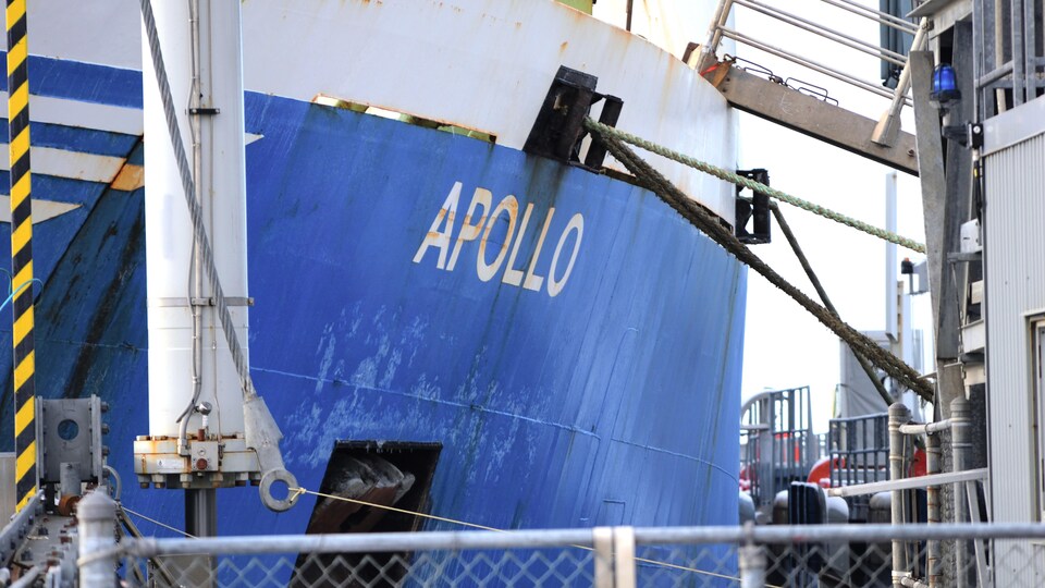 La coque du navire Apollo.