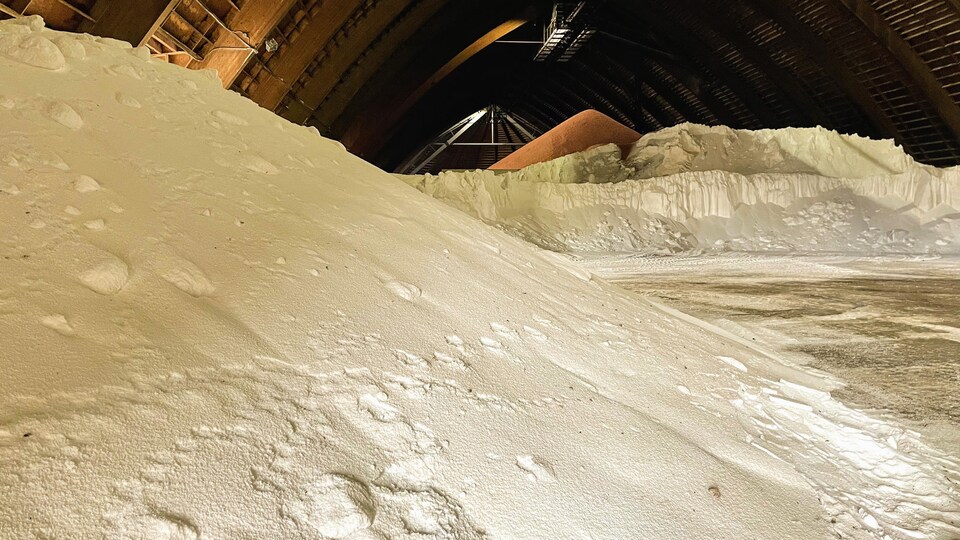 White powder mountains.