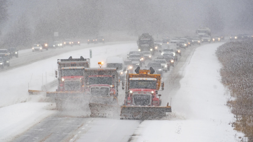 Canada Conditions routières difficiles dans le sud du Québec World