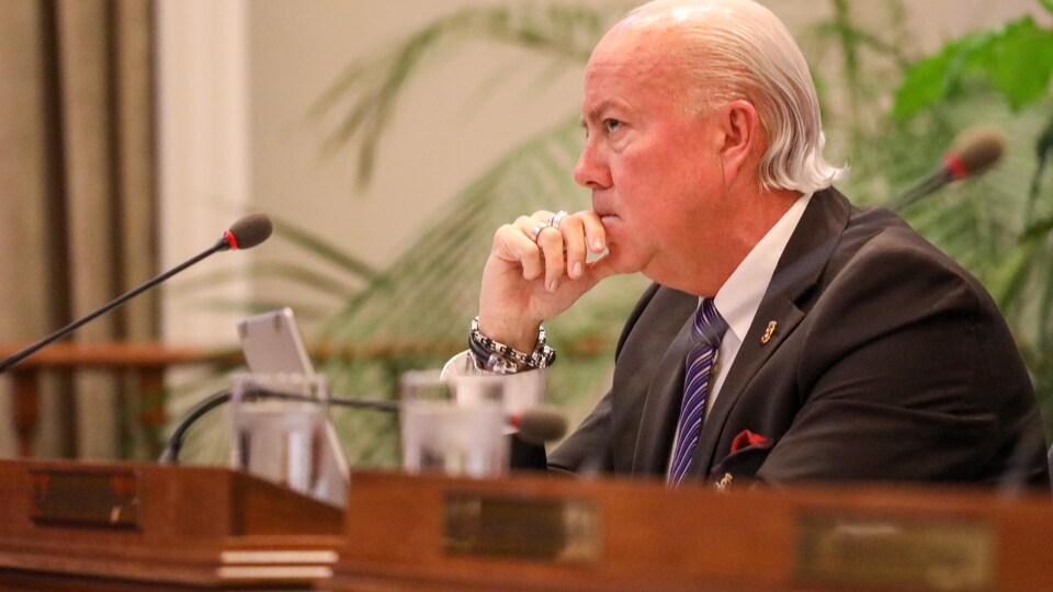 Eric Ralph Mercier au conseil municipal de Québec.