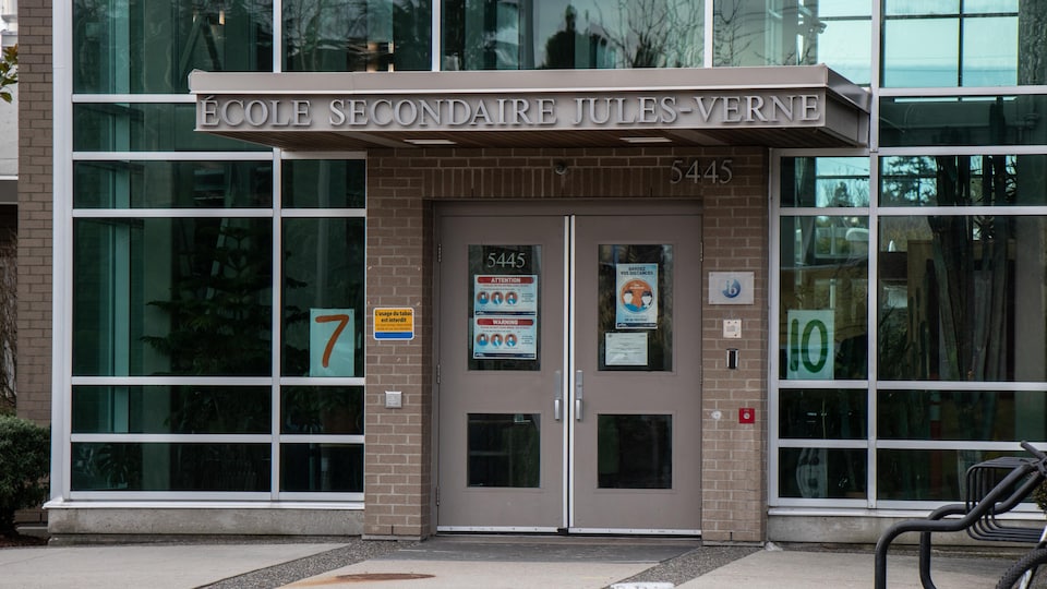 Le bâtiment de l'école Jules Verne du CSF à Vancouver.