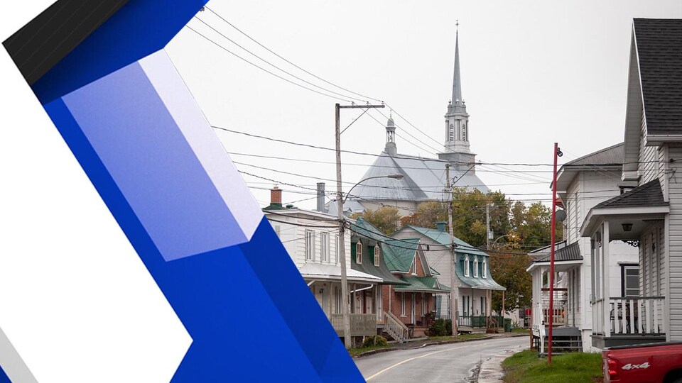 La ville de Château-Richer, sur la Côte-de-Beaupré.