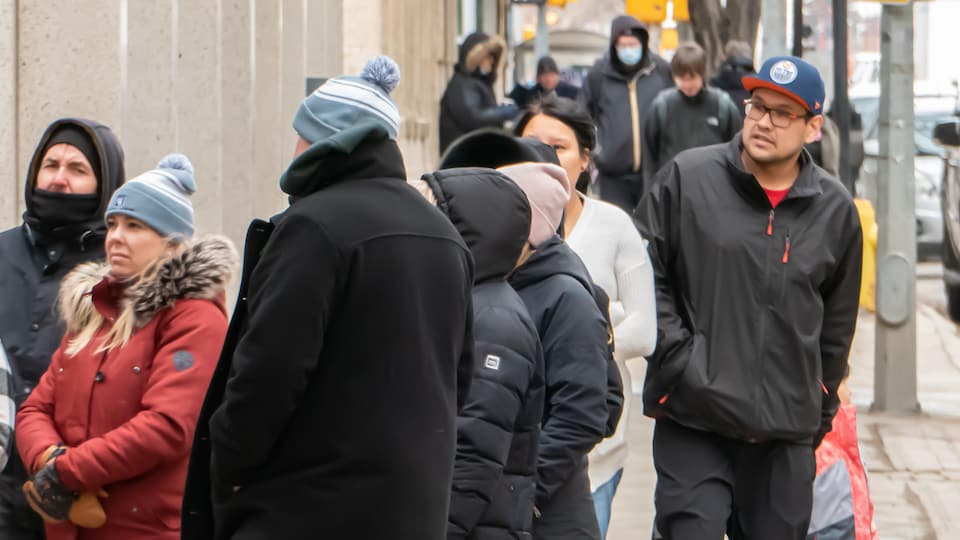 Hommes et femmes à Regina