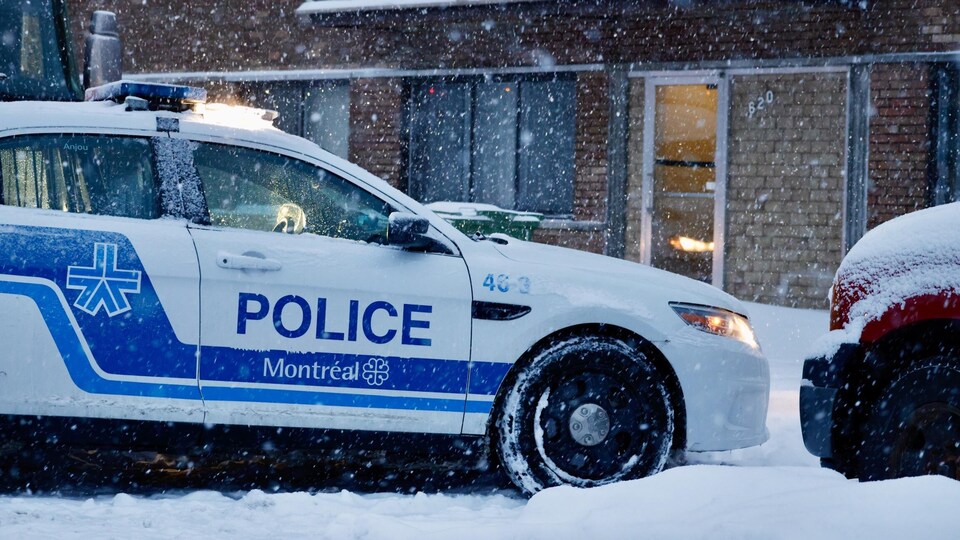 Une autopatrouille du Service de police de la Ville de Montréal.