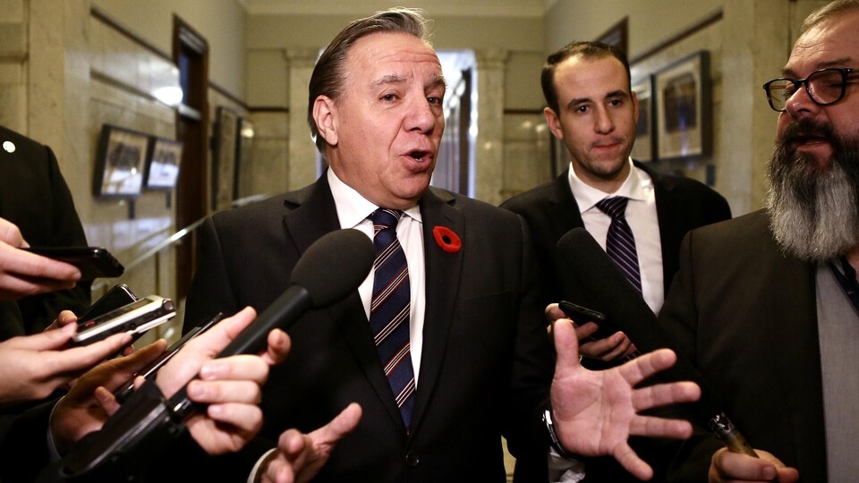 François Legault à l'Assemblée nationale