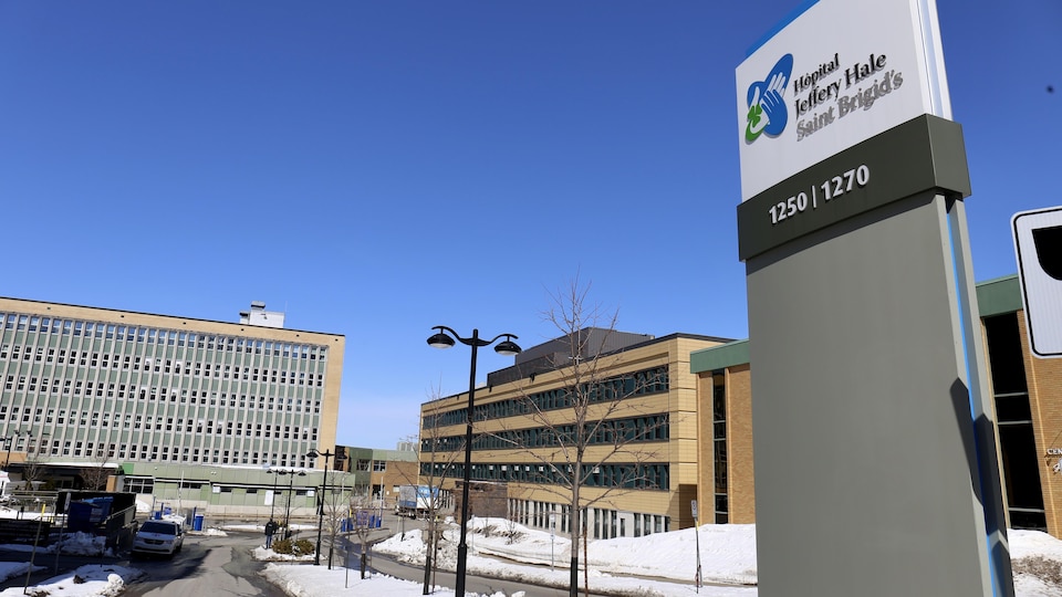 L'hôpital Jeffery Hale à Québec, le 31 mars 2020