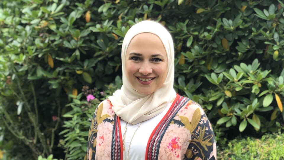 Nour Enayeh, présidente de l'Alliance des femmes de la francophonie canadienne.