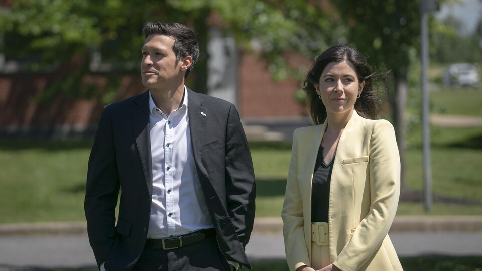 Stéphane Boyer et Catherine Fournier.
