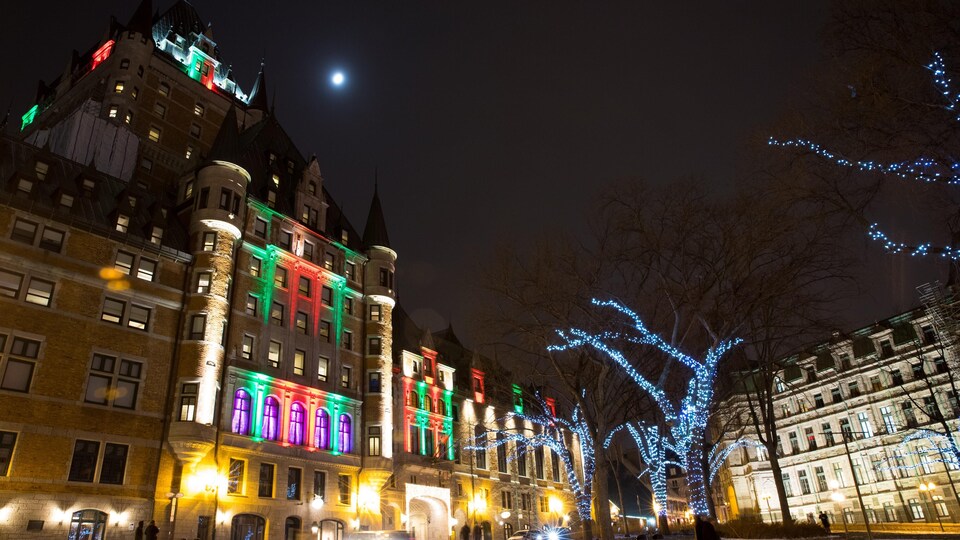 Les décoration de Noël à Québec.