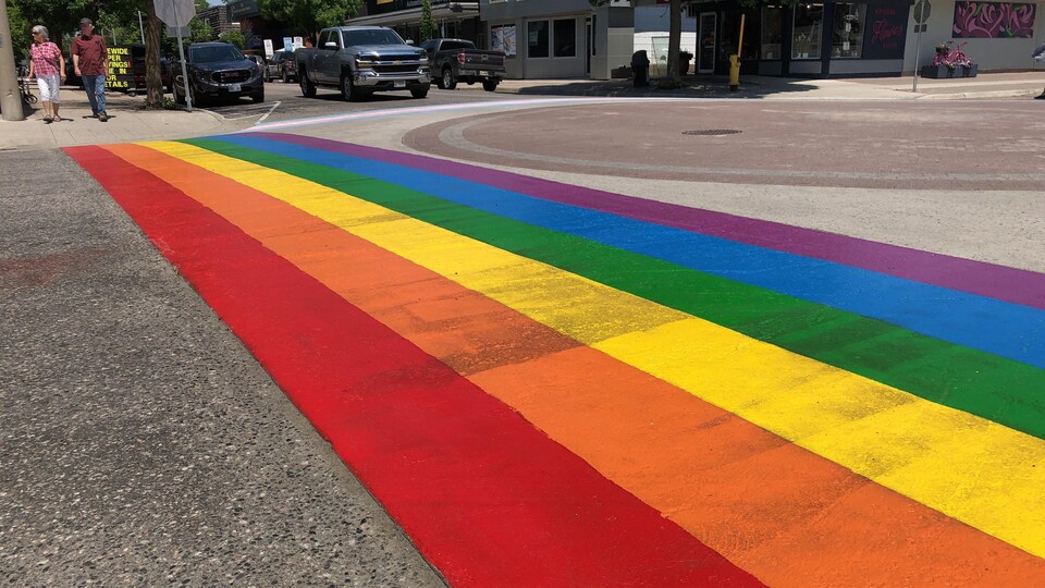 Un passage pour piétons.