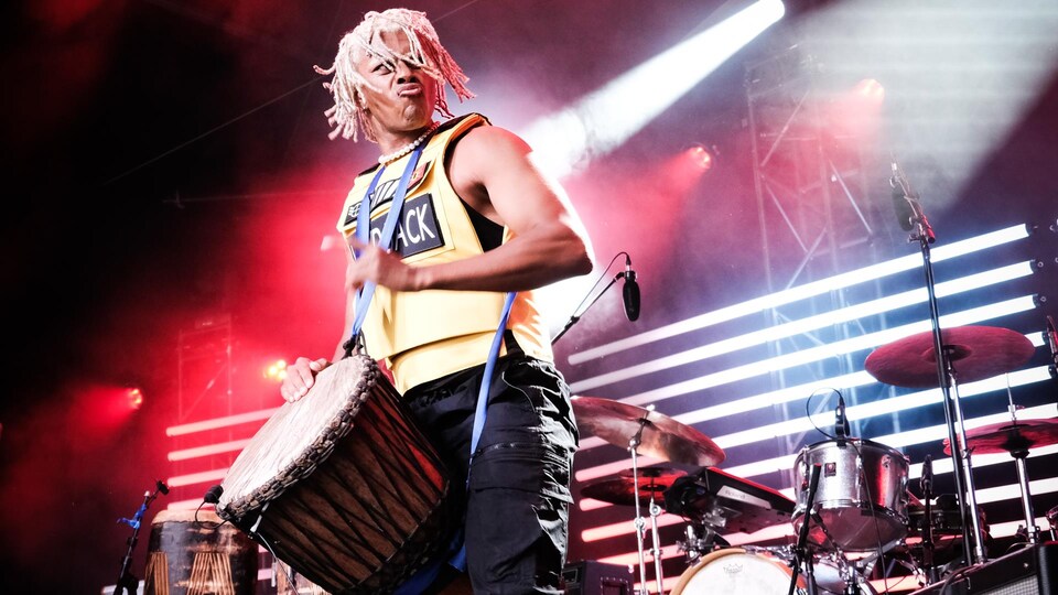 Joseph Sarenhes lors de sa performance au concert des Révélations en juin 2023.