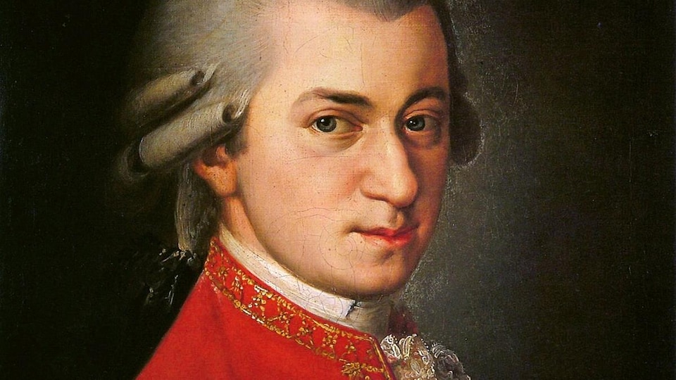 Portrait d'un homme jeun habillé comme au 18e siècle