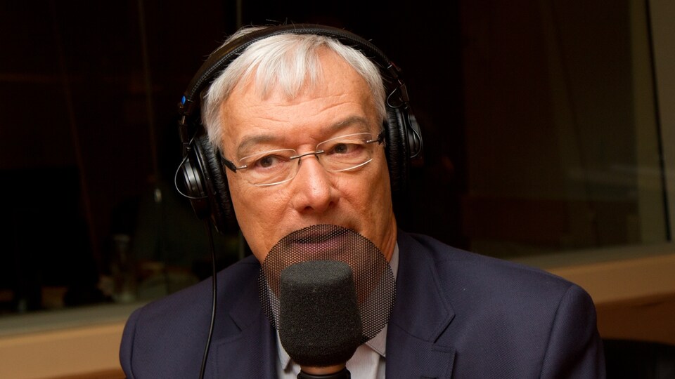 Le journaliste sportif René Pothier.