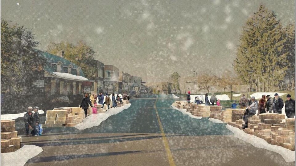 Illustration du boulevard Gouin.