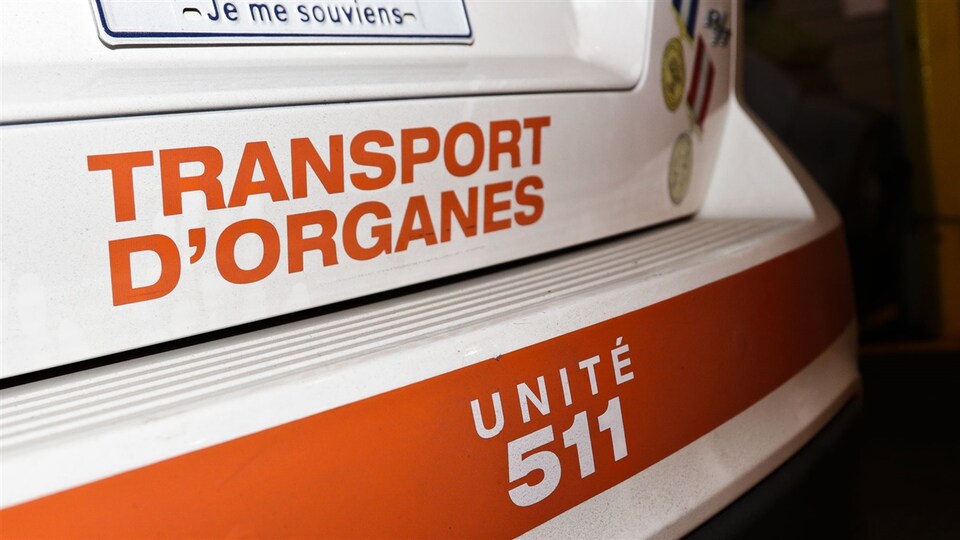 Véhicule de transport d'organes