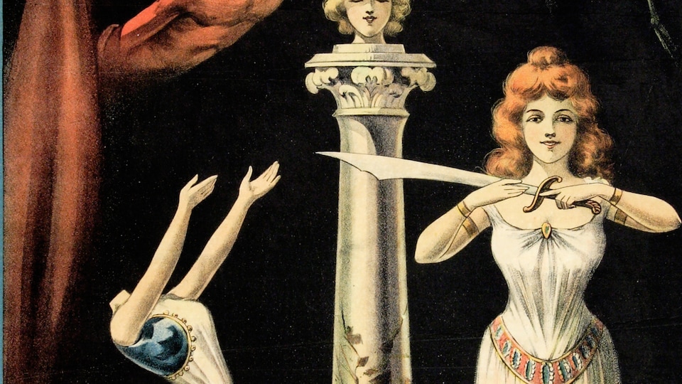Adelaïde Herrmann / Magie hindoue / The Metropolitan Print Co., vers 1900
