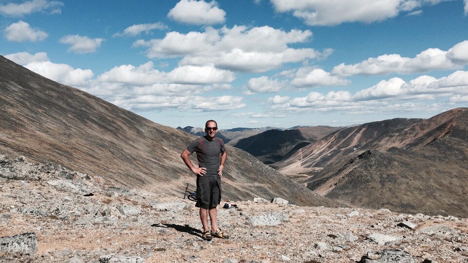 Alain Masson, entraineur chef de l'équipe de ski de fond du Yukon, lors d'un voyage au Pérou