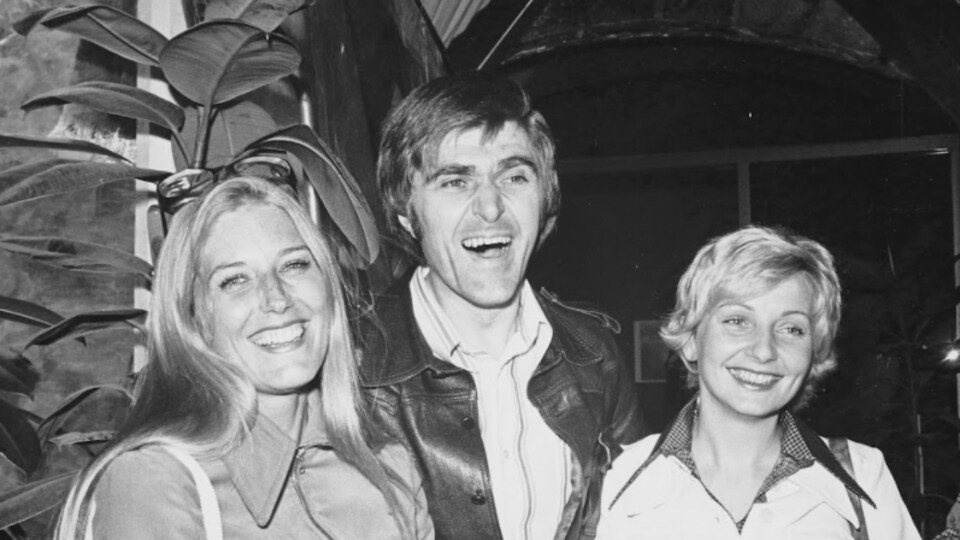Alain Stanké en compagnie de Danielle Ouimet et France Castel en 1974.