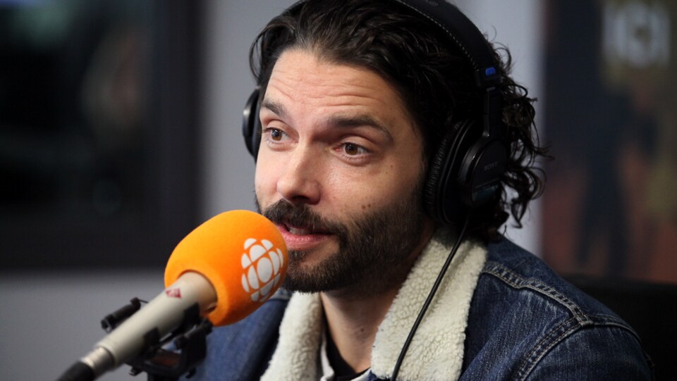 Alexandre Poulin, en studio