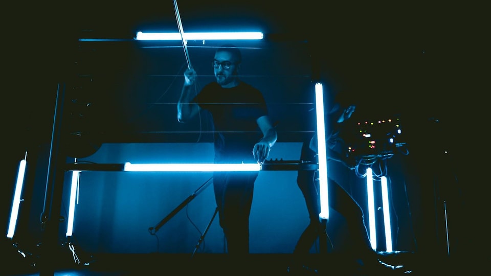 Deux artistes en permance sur scène