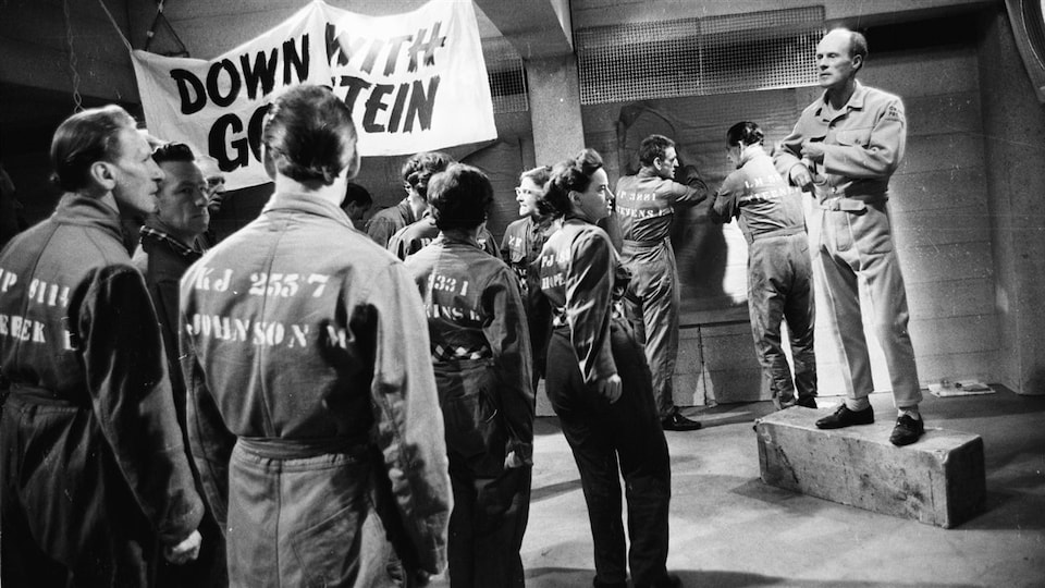 Une scène du film adapté du roman de George Orwell, « 1984 »