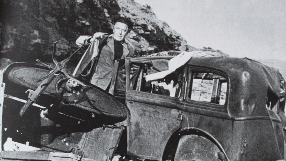 Photographie d'archive d'André Breton