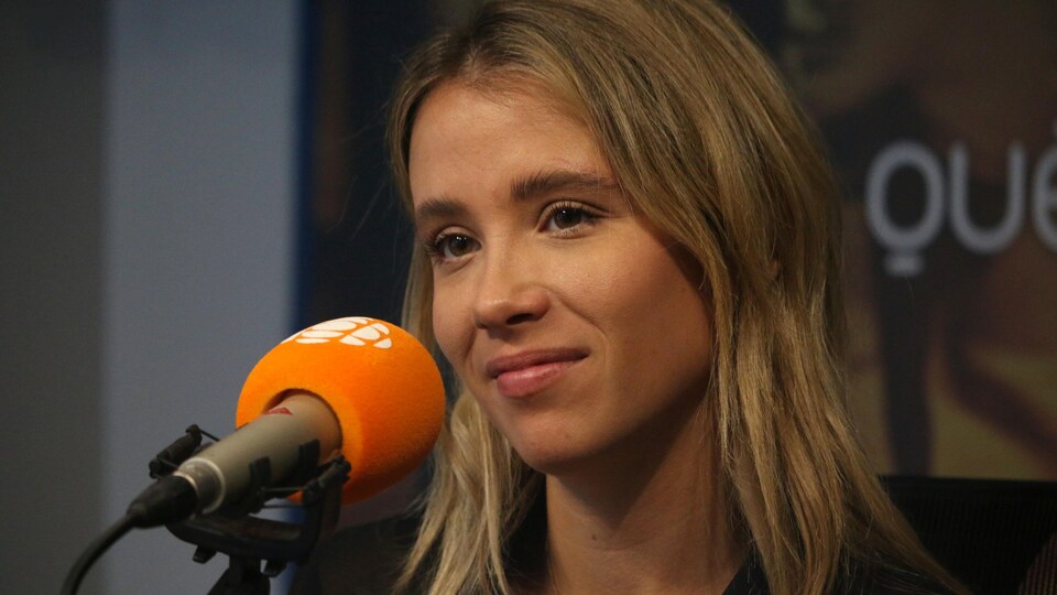 Andréanne Marquis, en studio