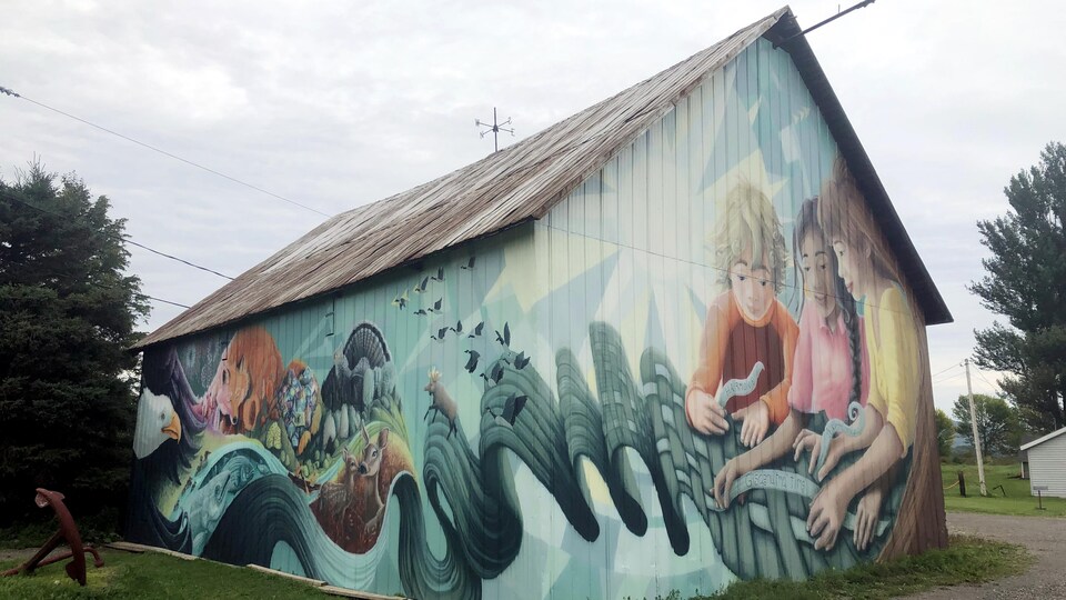 Une murale synonyme d’espoir pour le Centre Accalmie à PointeàlaCroix
