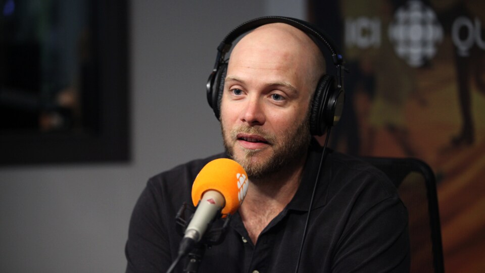 Antoine Bouchard, en studio
