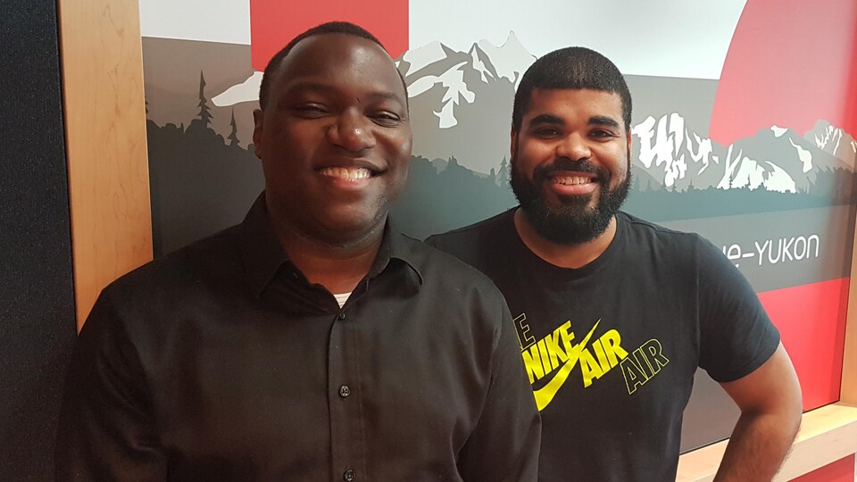 Omari Newton, co-metteur en scène, et Chris Francisque,comédien de la pièce The Shipment