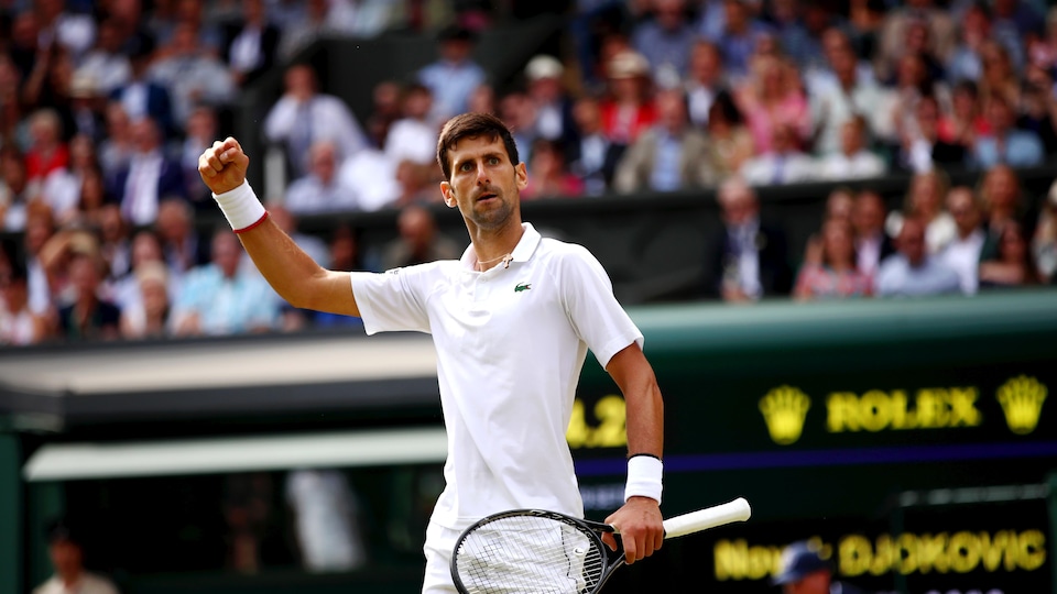 Novak Djokovic, qui a récemment été sacré champion à Wimbledon.