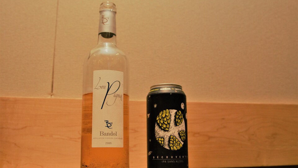 Le rosé et la bière IPA dont Élyse Lambert parle dans sa chronique.