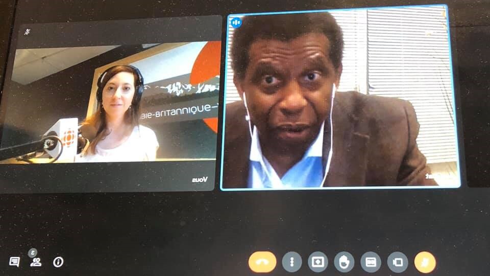 L'anmatrice de Culture et Confiture et l'écrivain Dany Laferrière.