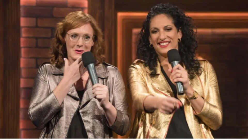 Le duo d'humoristes El-Salomons.