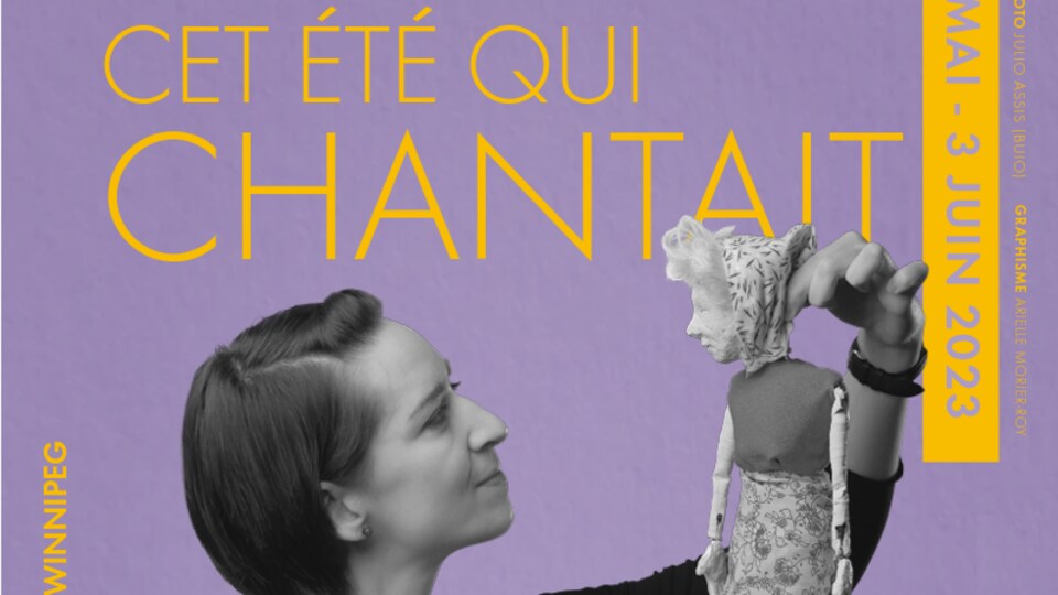 L'affiche de la pièce CET ÉTÉ QUI CHANTAIT du Théâtre Cercle Molière de Winnipeg.